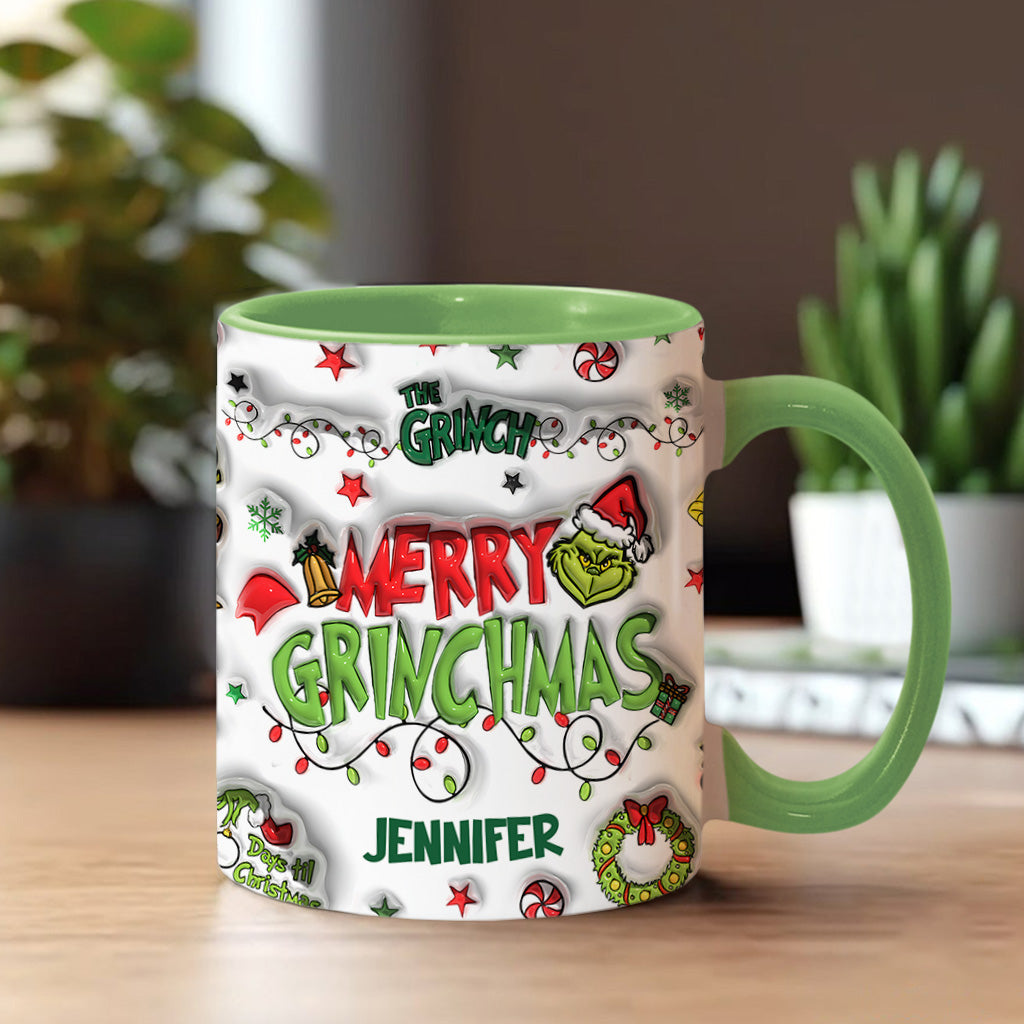 Je suis réservé(e) - Mug de Noël personnalisé avec étole