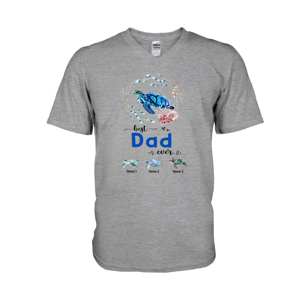 Meilleure mamie du monde - Cadeau tortue pour grand-mère, grand-père, maman, papa, oncle, tante - T-shirt et sweat à capuche personnalisés