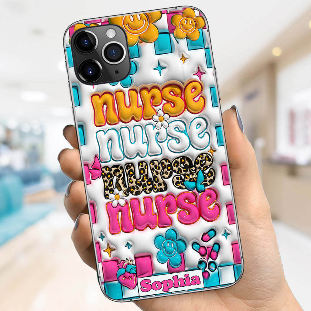 Vie d'infirmière - Étui de téléphone personnalisé pour infirmière