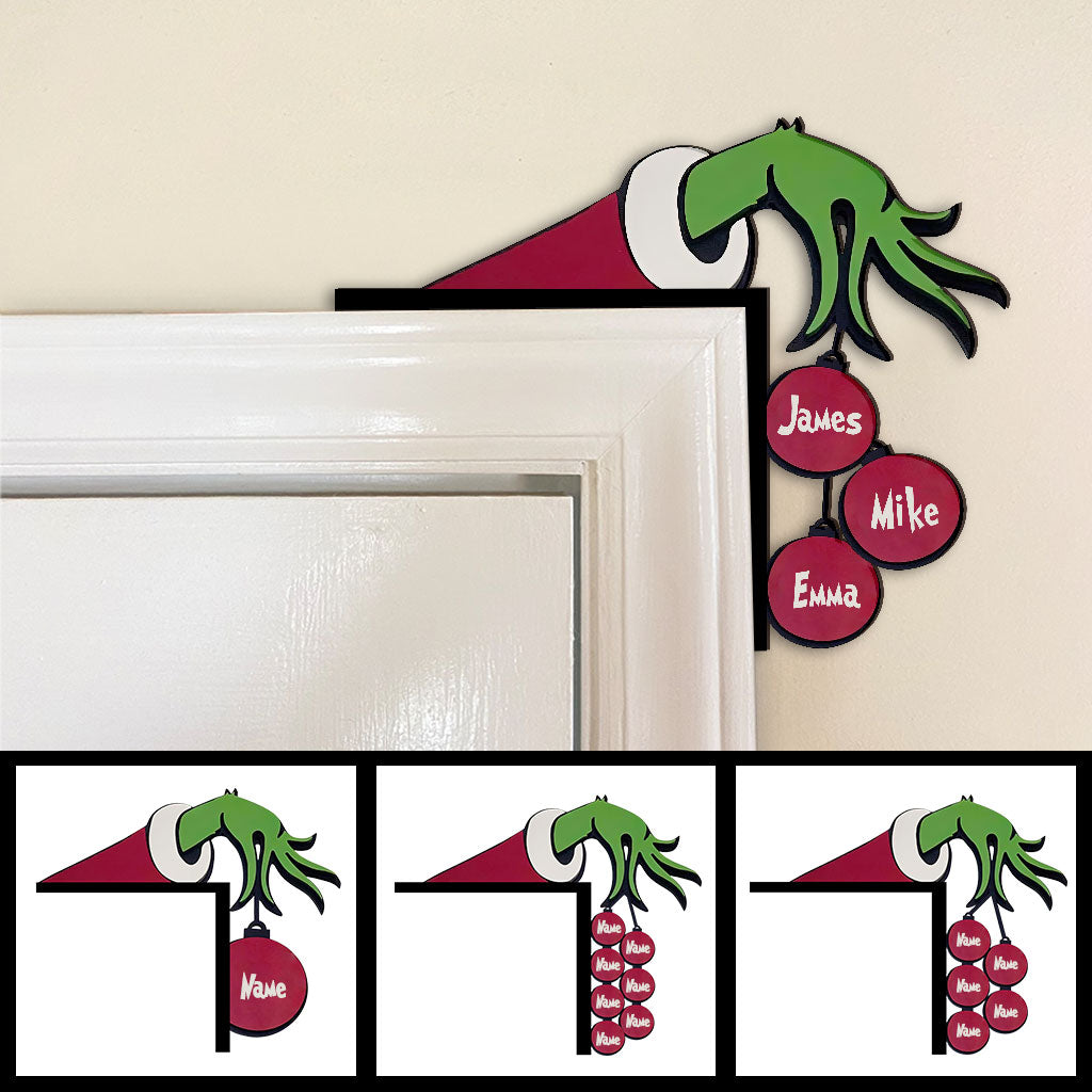 Merry Christmas - Personalized Stole Christmas Door Frame Decoration