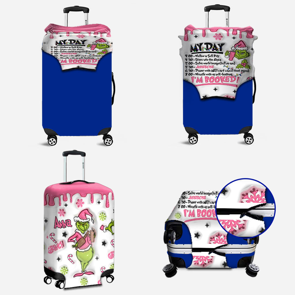 I'm Booked - Personalized Stole Christmas Luggage Cover