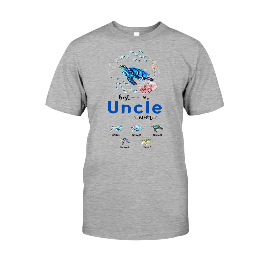 Meilleure mamie du monde - Cadeau tortue pour grand-mère, grand-père, maman, papa, oncle, tante - T-shirt et sweat à capuche personnalisés