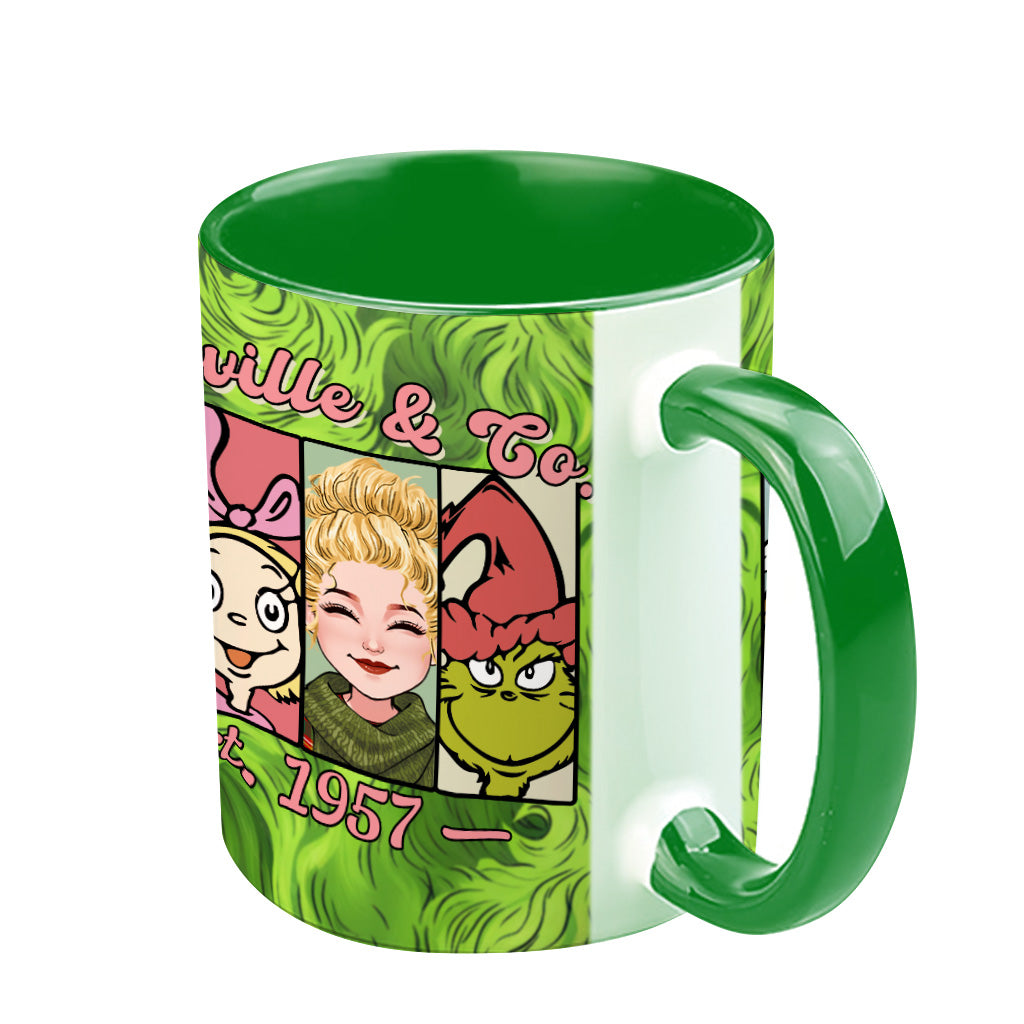 Mug décoratif de Noël Green Mischief - Stole personnalisé