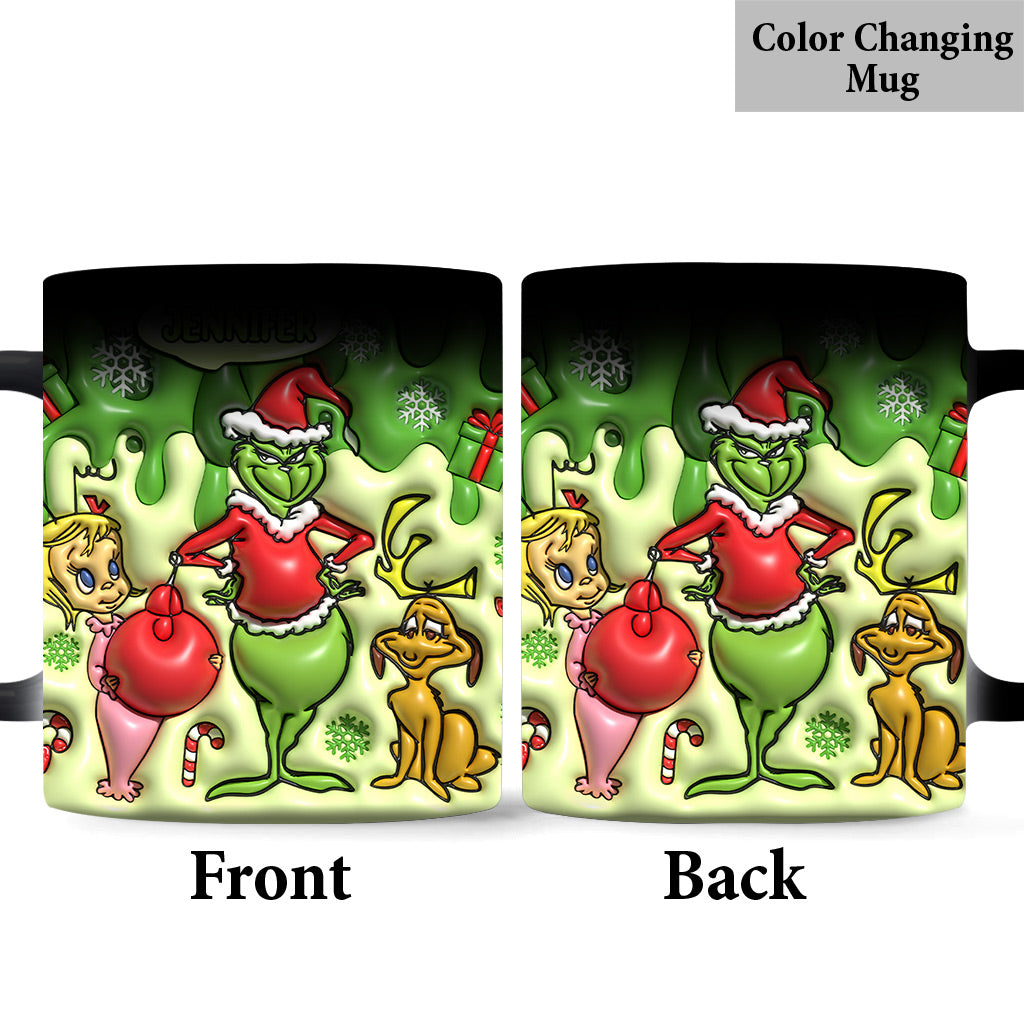 Merry Grinchmas - Personalized Stole Christmas Mug