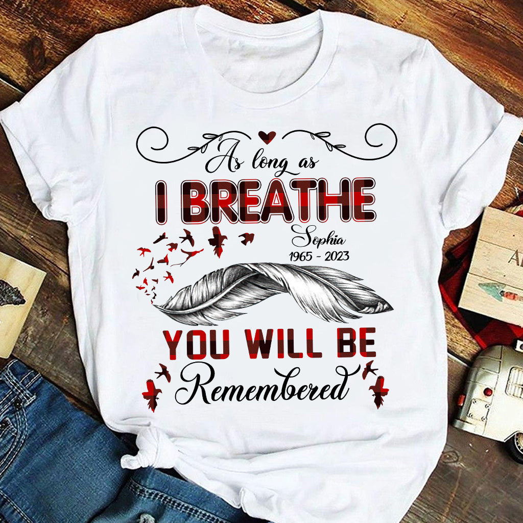 On se souviendra de toi - T-shirt et sweat à capuche commémoratifs personnalisés