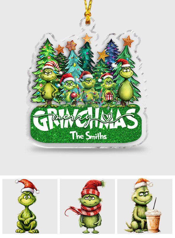 Joyeux Grinchmas - Étole de Noël personnalisée