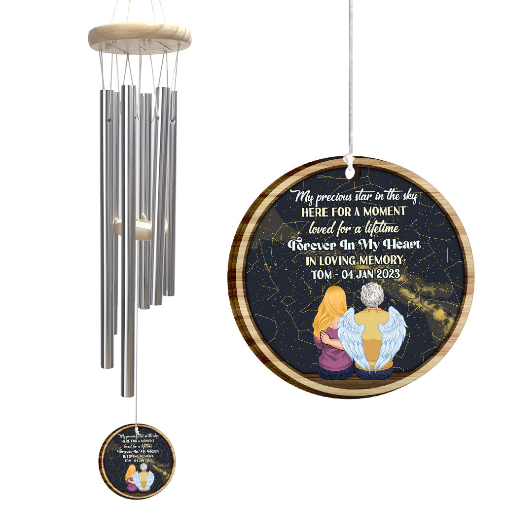 When I Look At The Stars - Personalized Memorial Wind Chime