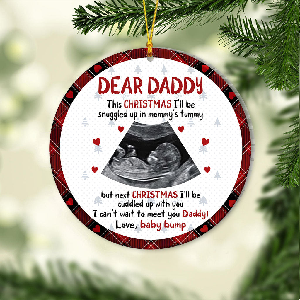 Christmas Gift For Dad To Be - Gift for new dad - Personalized Ornament