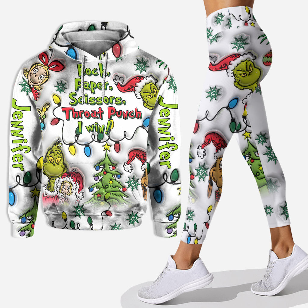 Merry Chrisrtmas - Personalized Stole Christmas Hoodie and Leggings