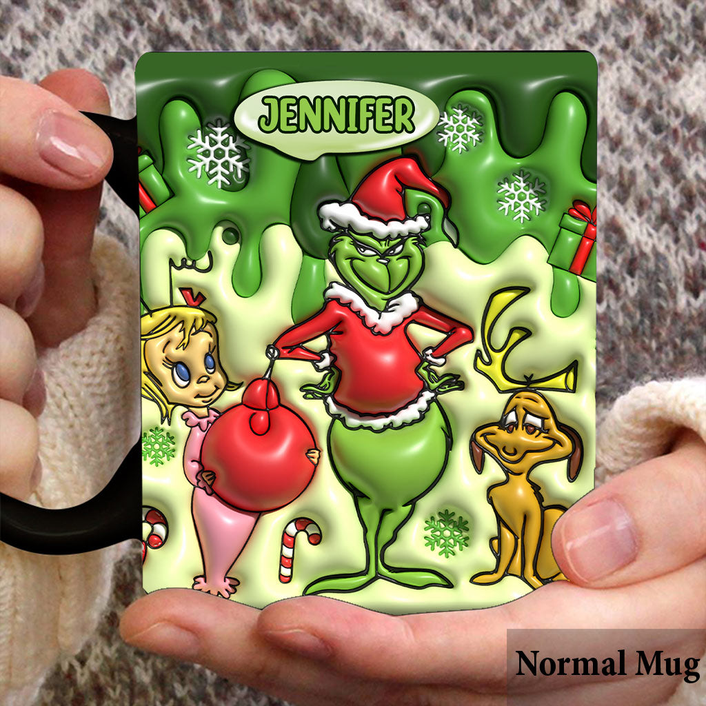 Merry Grinchmas - Personalized Stole Christmas Mug