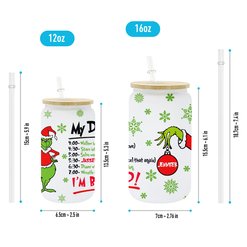 Je suis réservé(e) - Étole de Noël personnalisée en verre