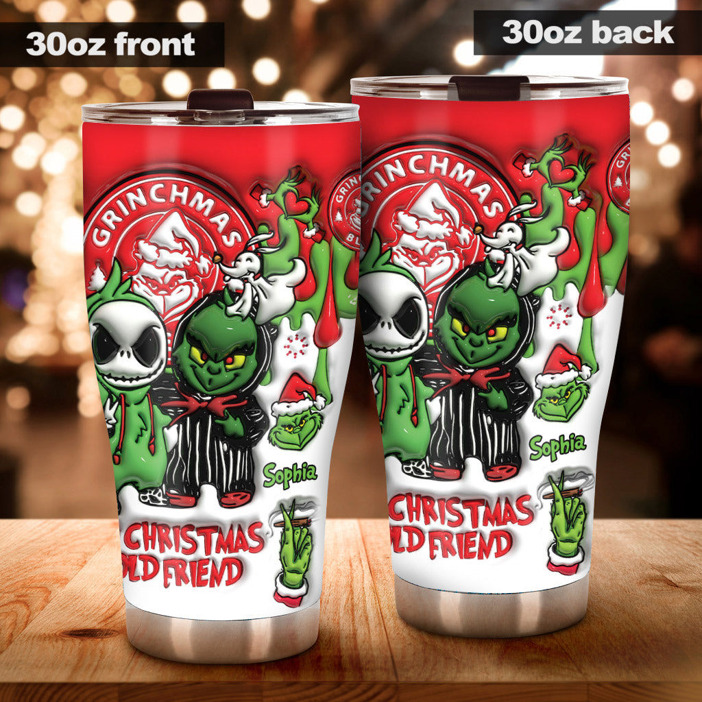 Hello Christmas My Old Friend - Personalized Stole Christmas Tumbler