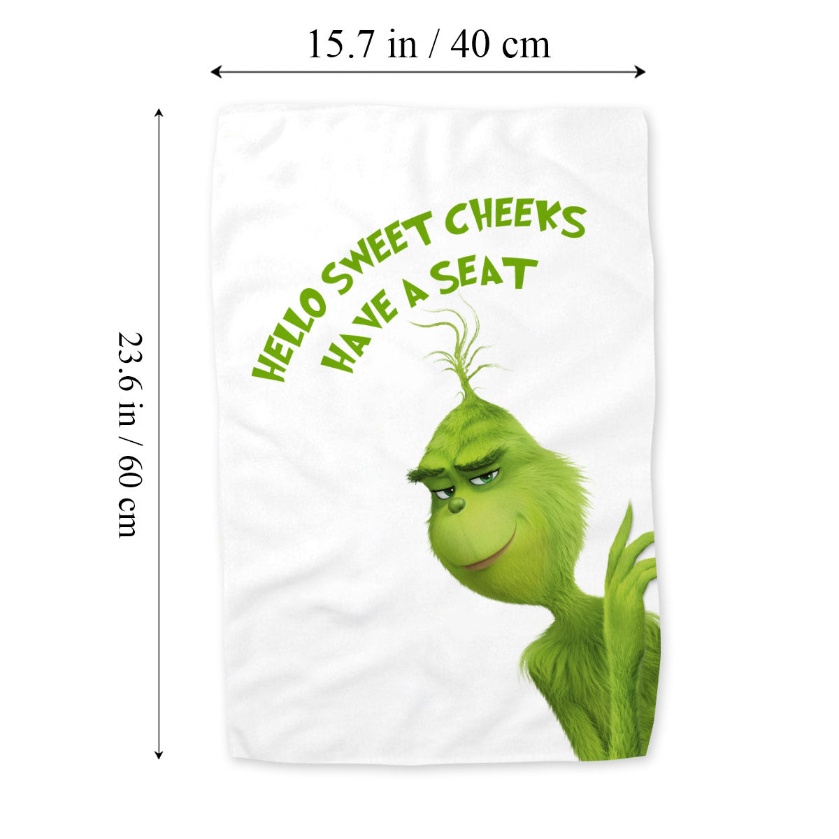 Bonjour Sweet Cheeks - Serviette de Noël volée