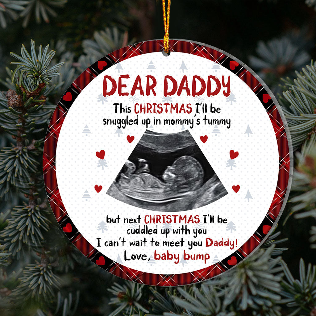Christmas Gift For Dad To Be - Gift for new dad - Personalized Ornament