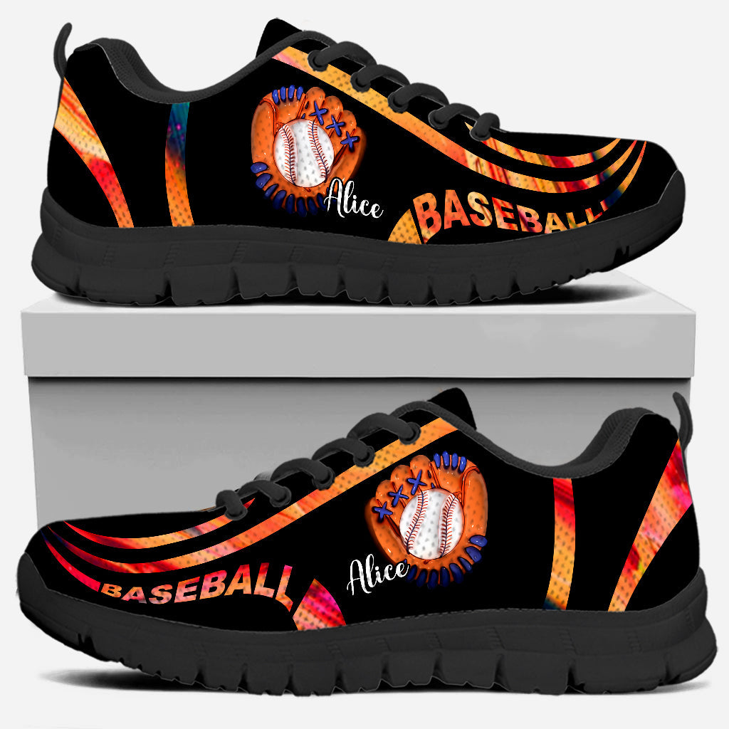 Maman de joueur de baseball - Baskets de baseball personnalisées