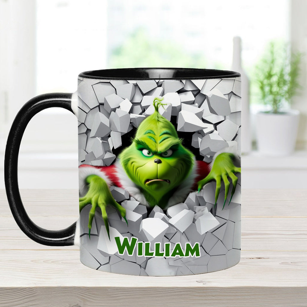 Merry Christmas - Personalized Stole Christmas Accent Mug