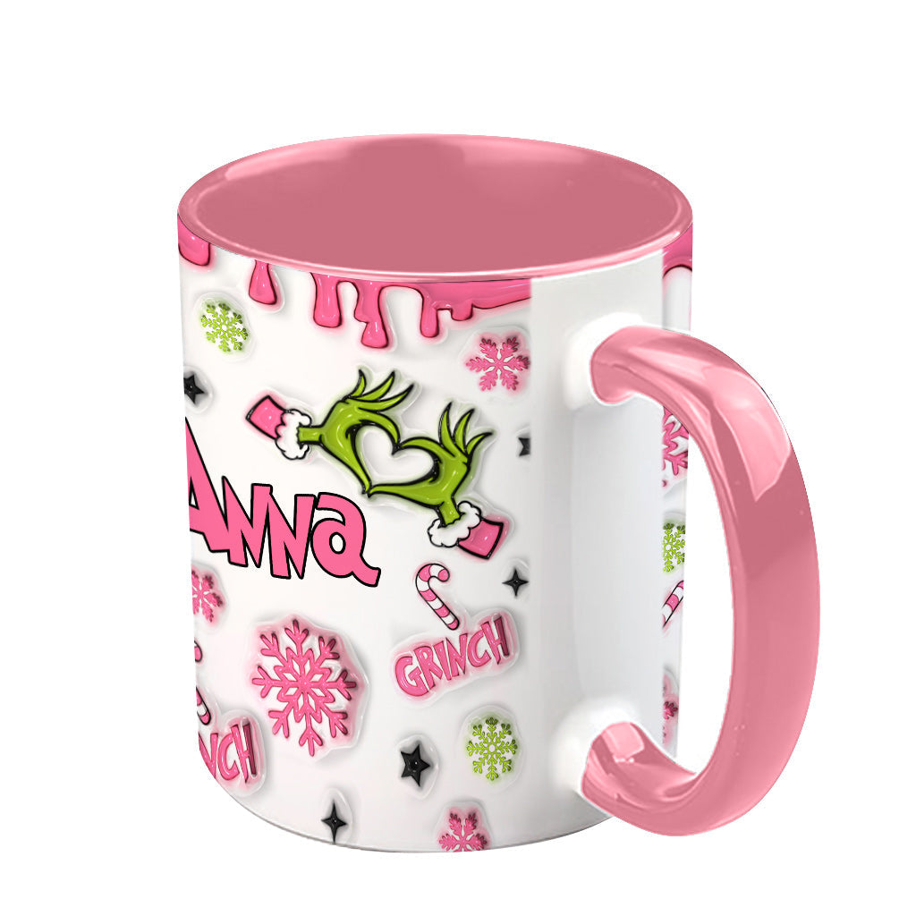 Je suis réservé(e) - Mug de Noël personnalisé avec étole