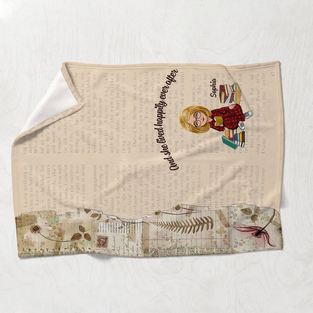 Voici ma couverture de lecture - Cadeau de lecture pour maman, fille, petite amie, épouse - Couverture personnalisée