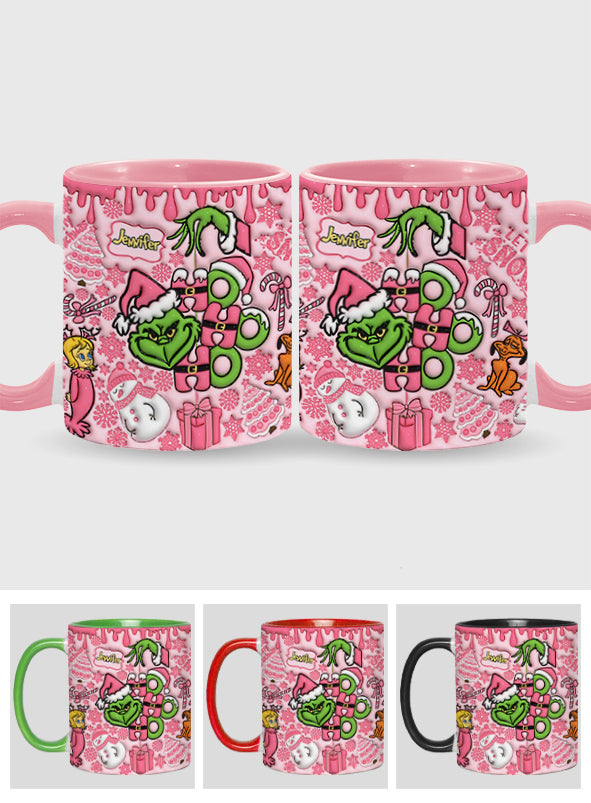 Merry Grinchmas - Personalized Stole Christmas Accent Mug