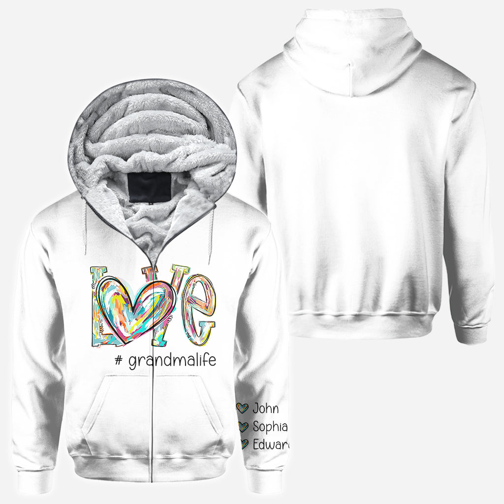 T-shirt personnalisé « J’aime mamie »