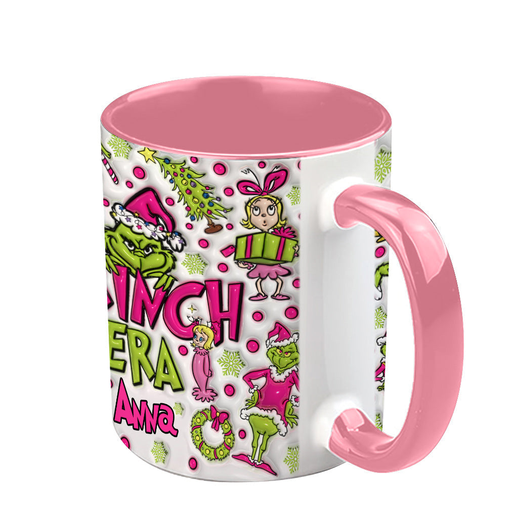 In My Pink Area - Personalized Stole Christmas Accent Mug