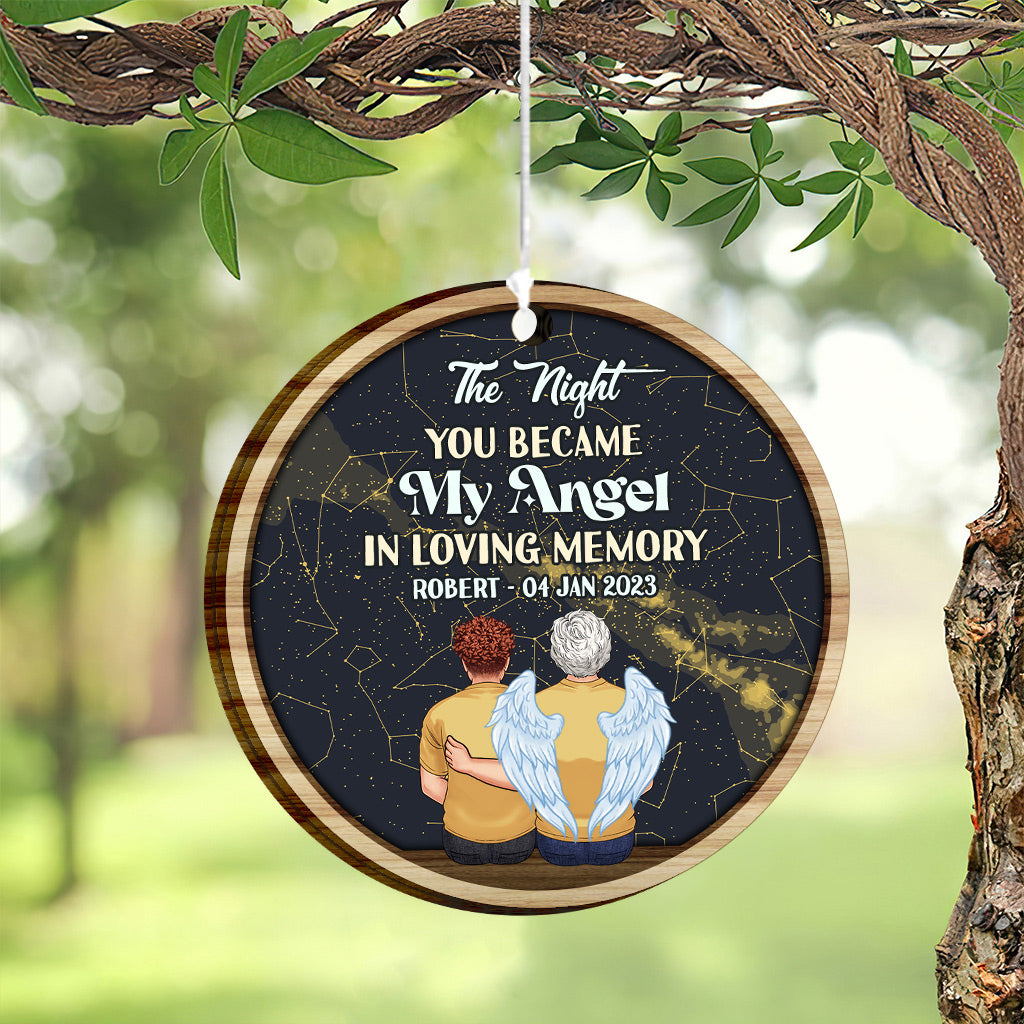 When I Look At The Stars - Personalized Memorial Wind Chime