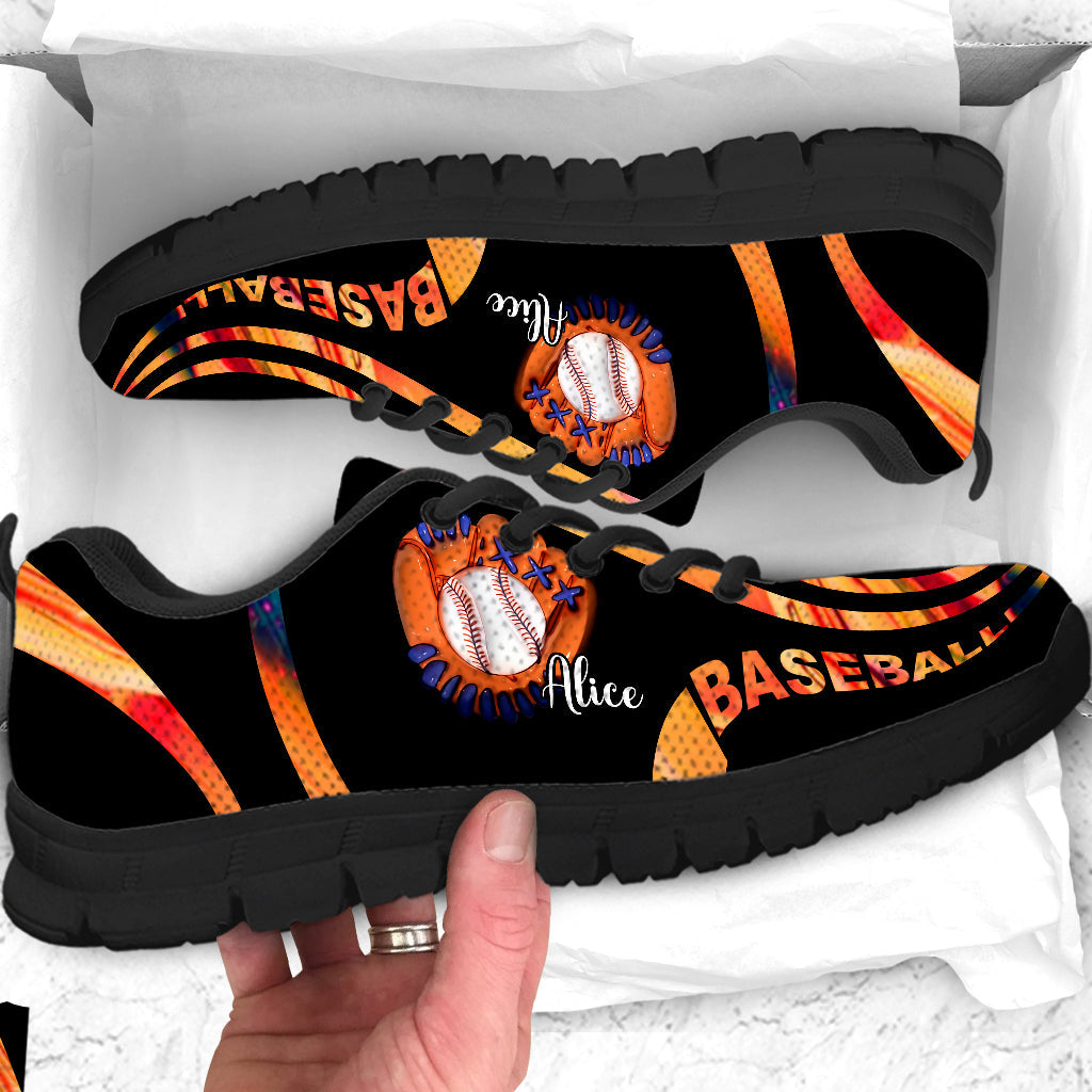 Maman de joueur de baseball - Baskets de baseball personnalisées
