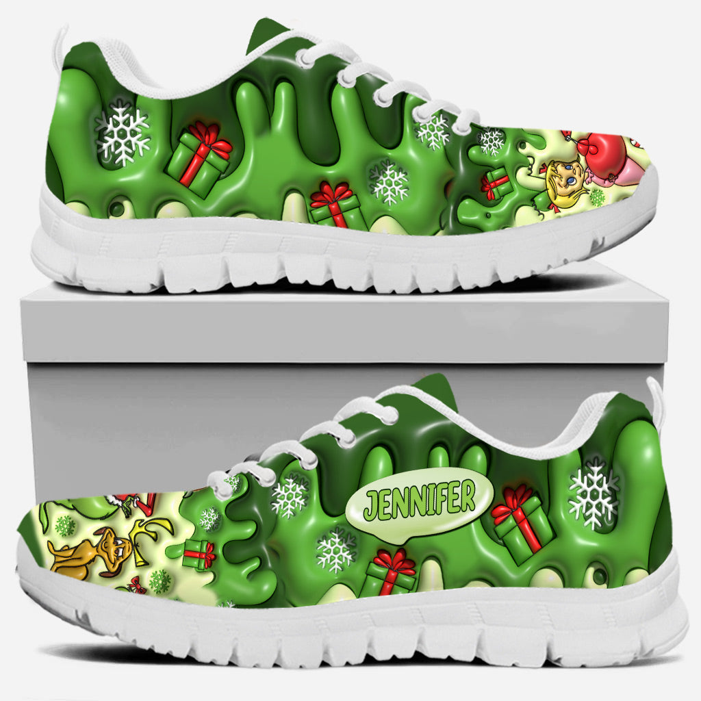 Joyeux Noël - Étole personnalisée Baskets de Noël