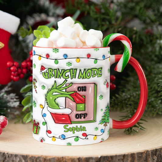 Mode Noël activé - Mug personnalisé avec étole de Noël