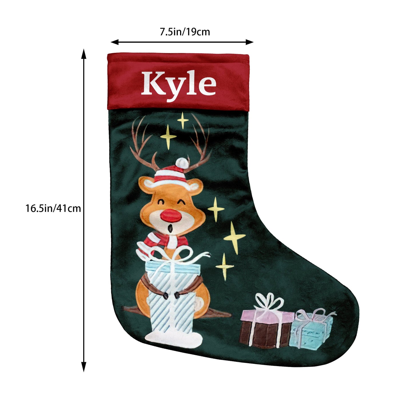 Joyeux Noël - Chaussettes de Noël personnalisées pour toute la famille