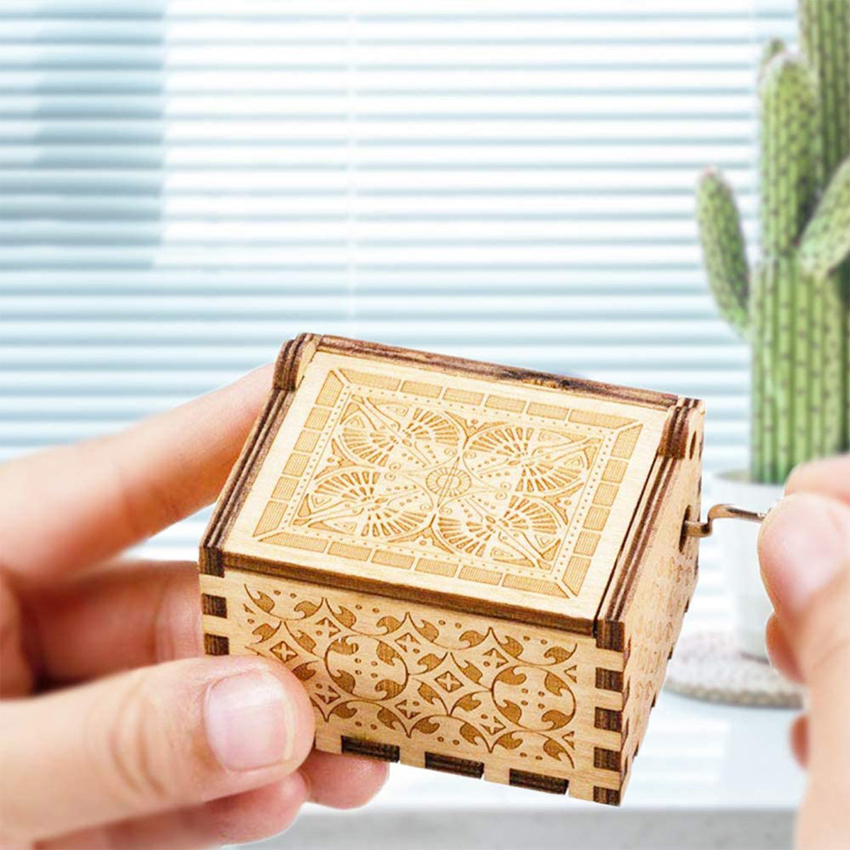 Boîte à musique à manivelle Turtle Bling - Boîte à musique personnalisée en forme de tortue