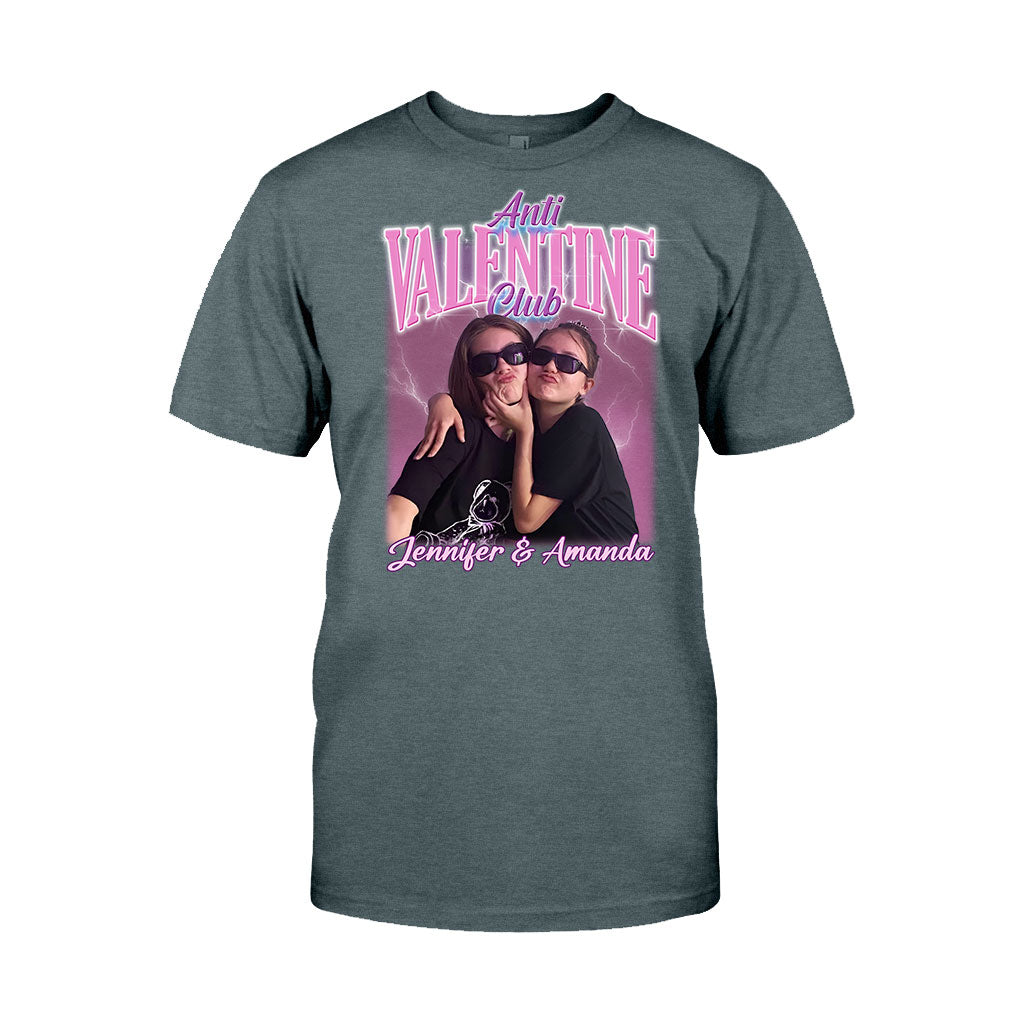 Club Anti-Saint-Valentin - T-shirt et sweat à capuche personnalisés pour meilleure amie