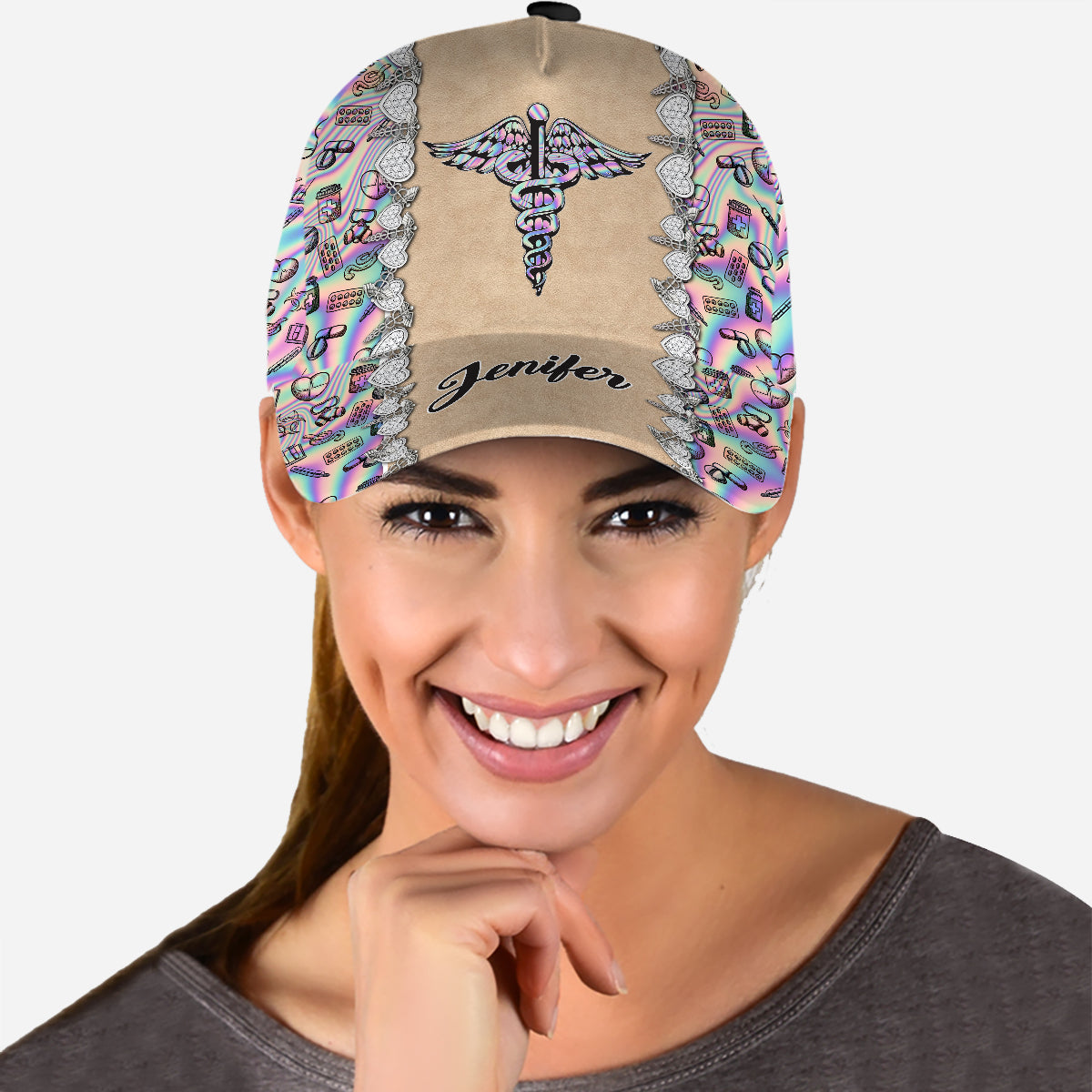 Vie d'infirmière - Casquette classique personnalisée pour infirmière