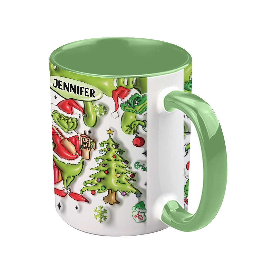 Est-il trop tard pour être sage ? - Mug décoratif de Noël personnalisé avec étole