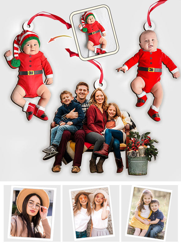 J'aime ma famille - Ornement familial personnalisé