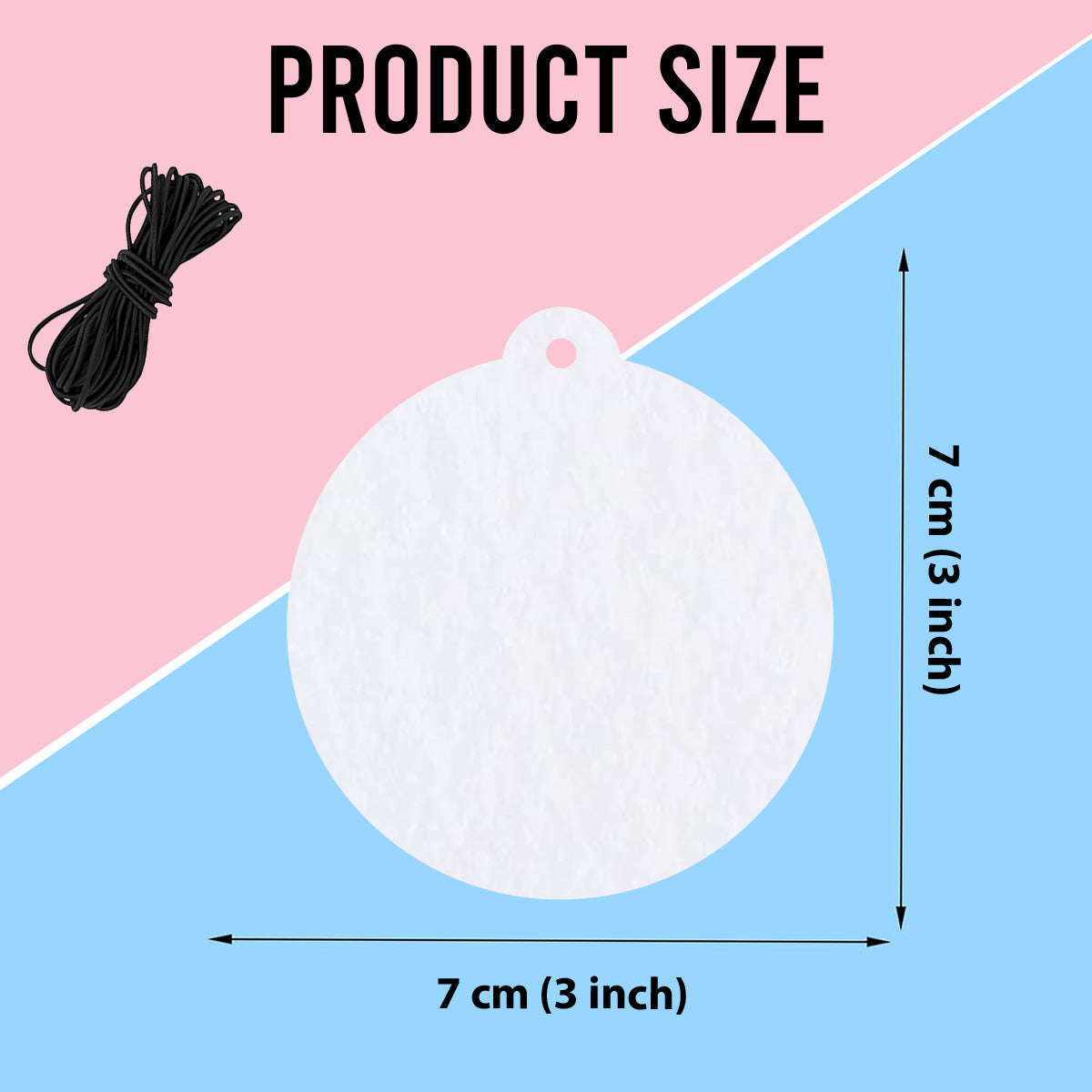 Merry Christmas - Personalized Stole Christmas Circle Air Freshener
