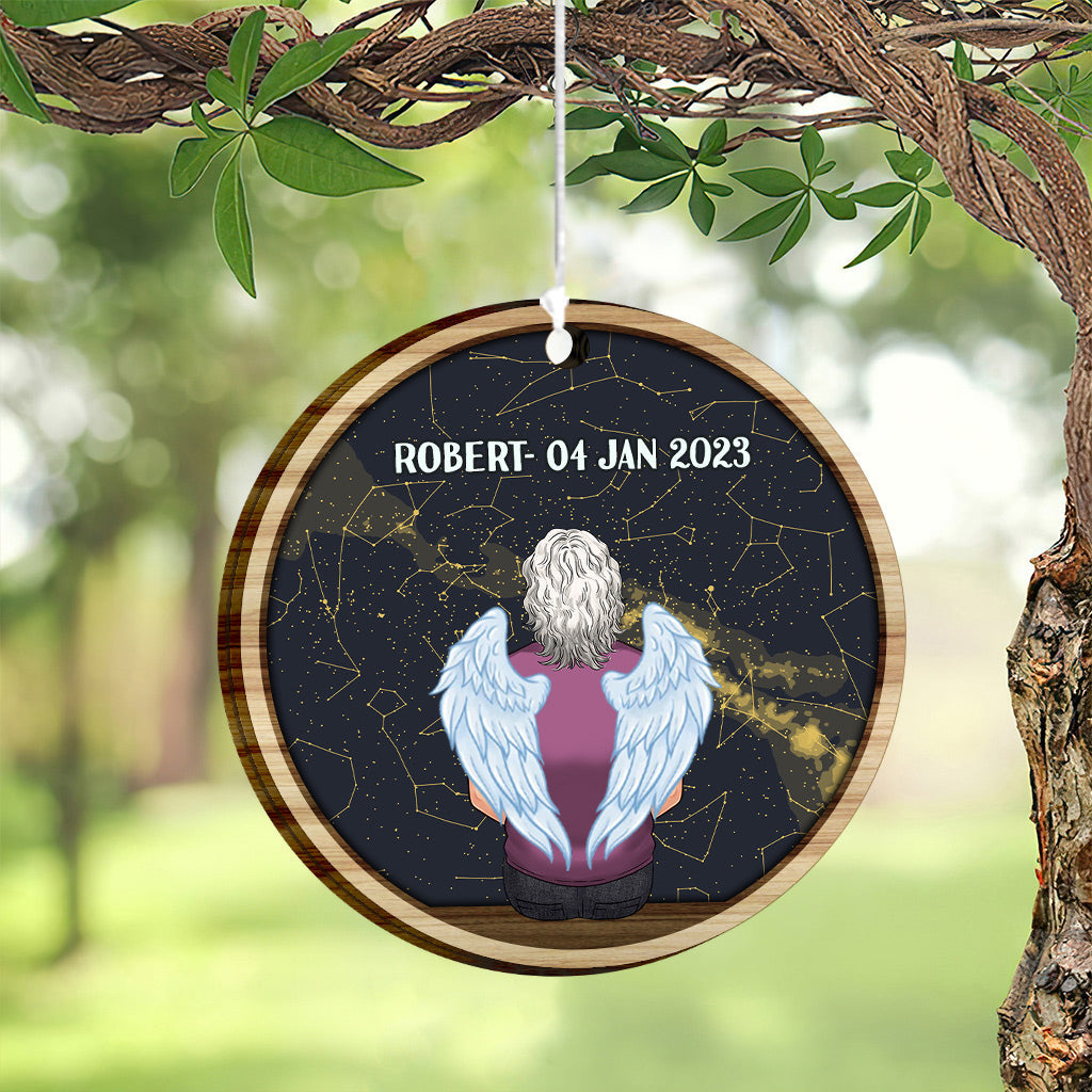 When I Look At The Stars - Personalized Memorial Wind Chime