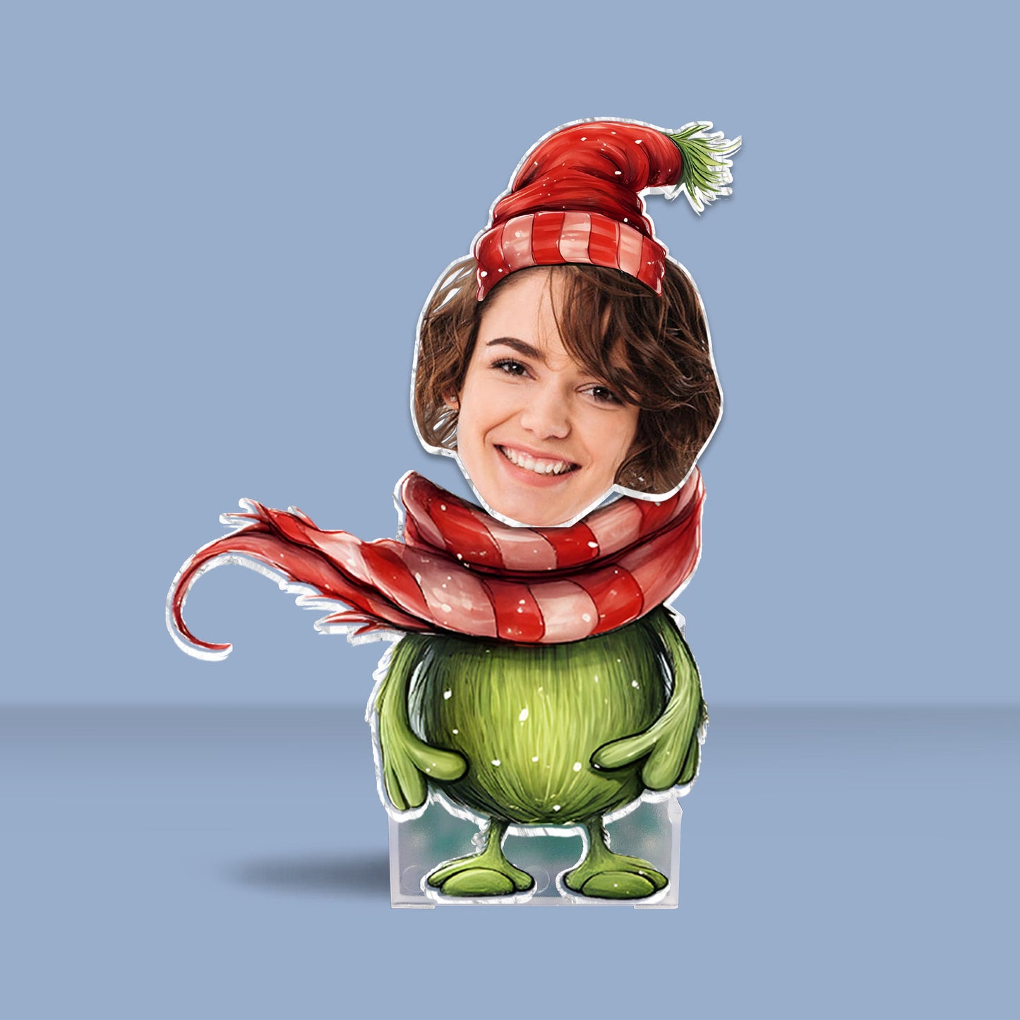 Green Mischief Stolen Christmas - Personalized Stole Christmas Custom Shaking Head