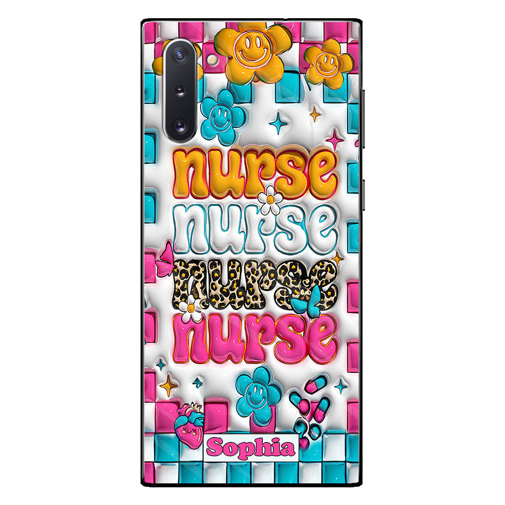 Vie d'infirmière - Étui de téléphone personnalisé pour infirmière