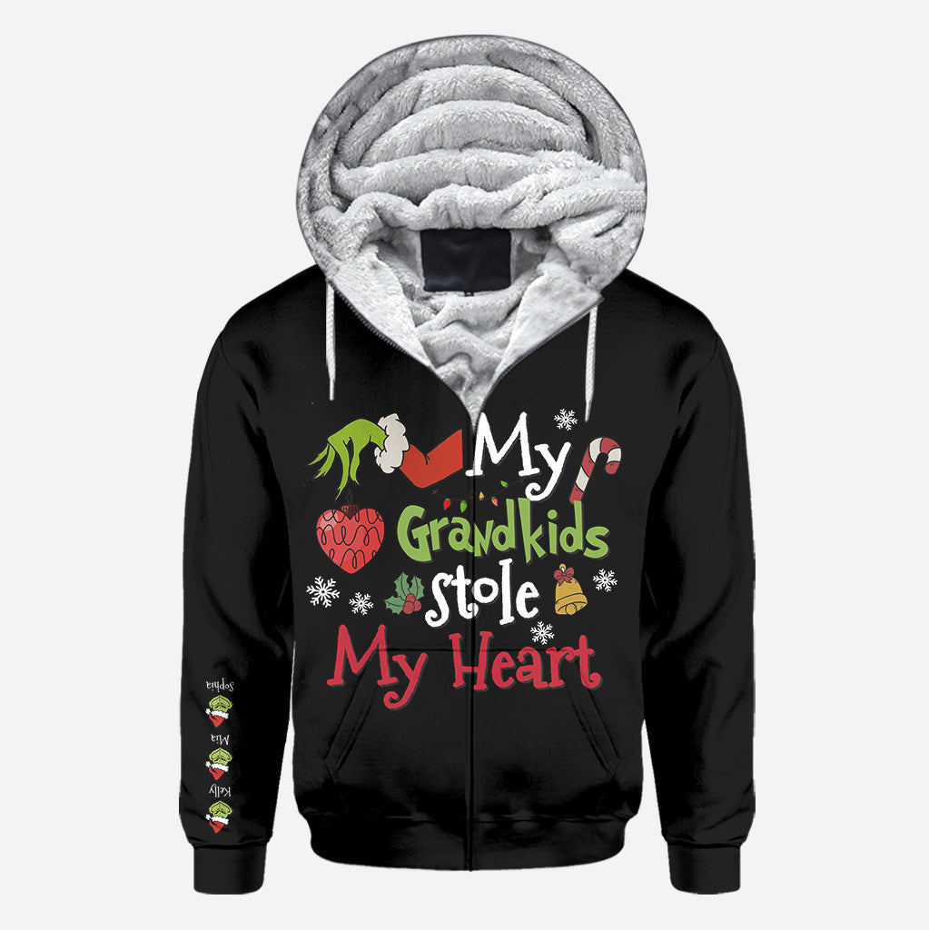 Mes petits-enfants ont volé mon cœur - T-shirt « Noël volé »