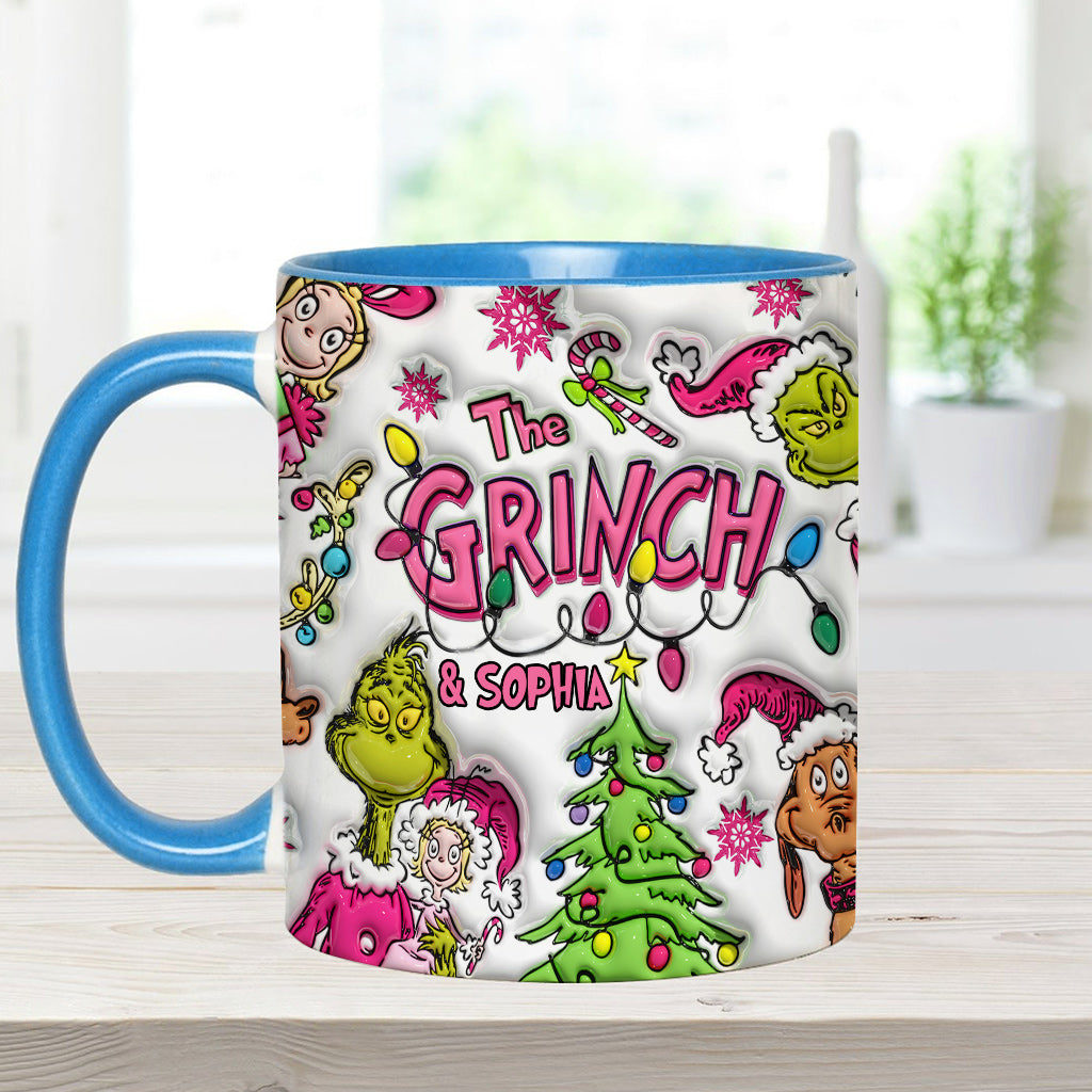 Merry Christmas - Personalized Stole Christmas Accent Mug