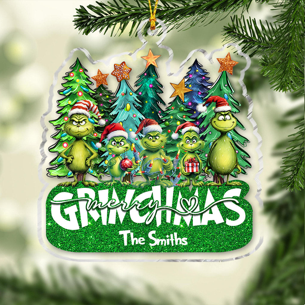 Joyeux Grinchmas - Étole de Noël personnalisée