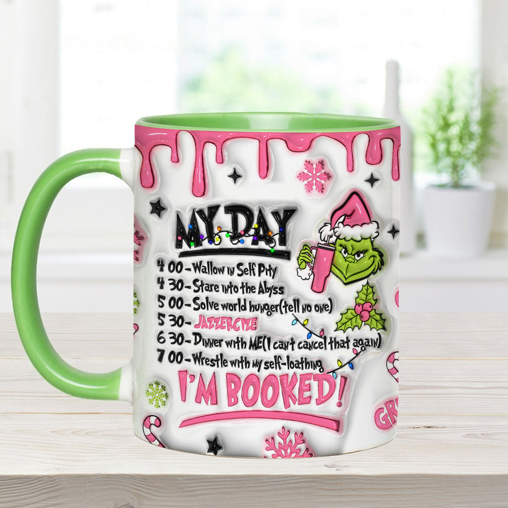 Je suis réservé(e) - Mug de Noël personnalisé avec étole