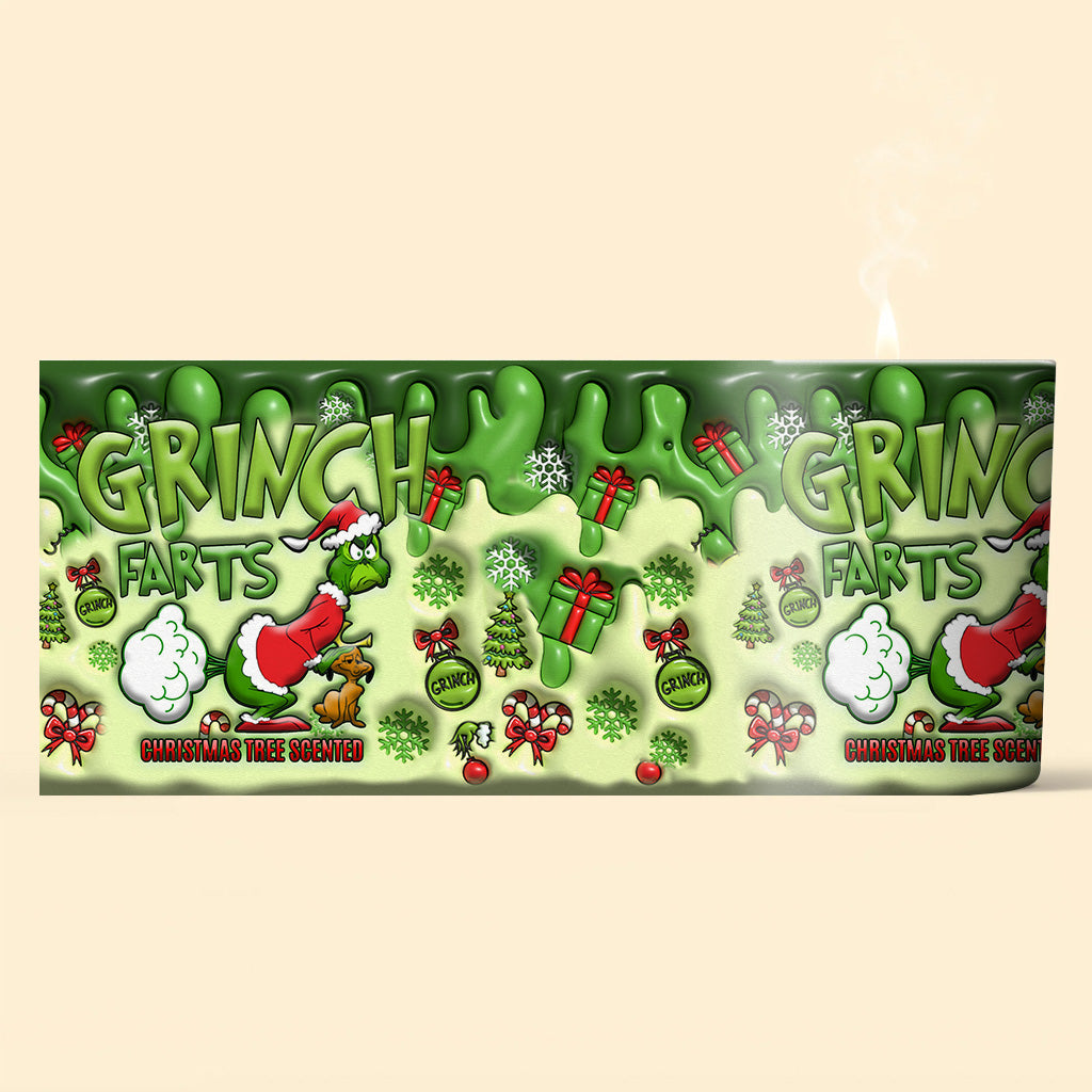 Bougie parfumée sapin de Noël - Étole Christmas Candle avec couvercle en bois