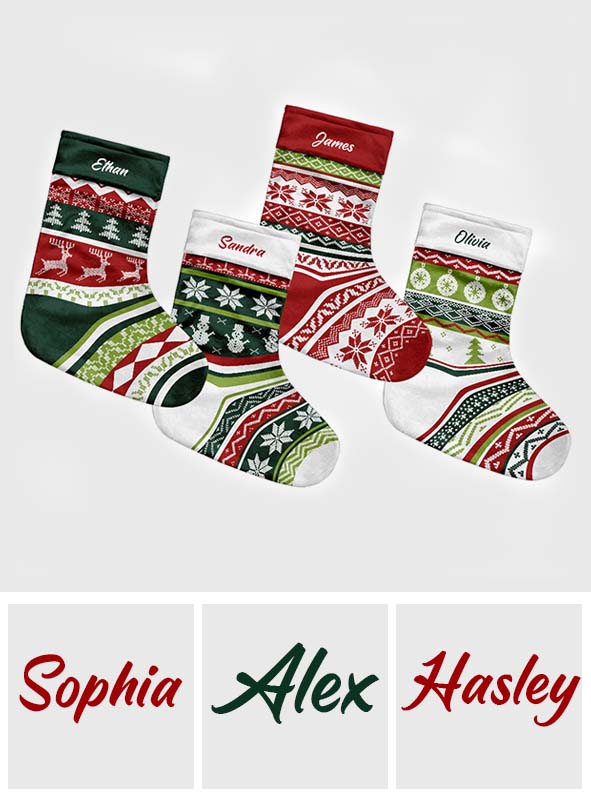 Merry Christmas - Personalized Family Christmas Stockings