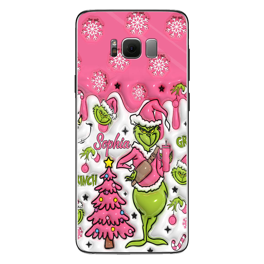 Merry Grinchmas - Personalized Stole Christmas Phone Case