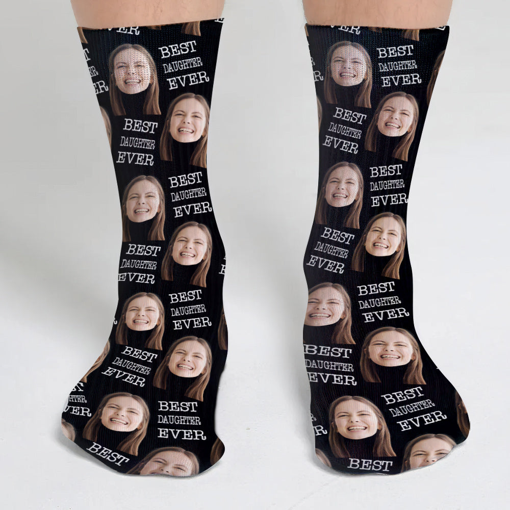 Custom Face - Personalized Daughter Socks