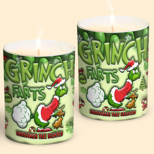 Christmas Tree Scented - Stole Christmas Candle With Wooden Lid