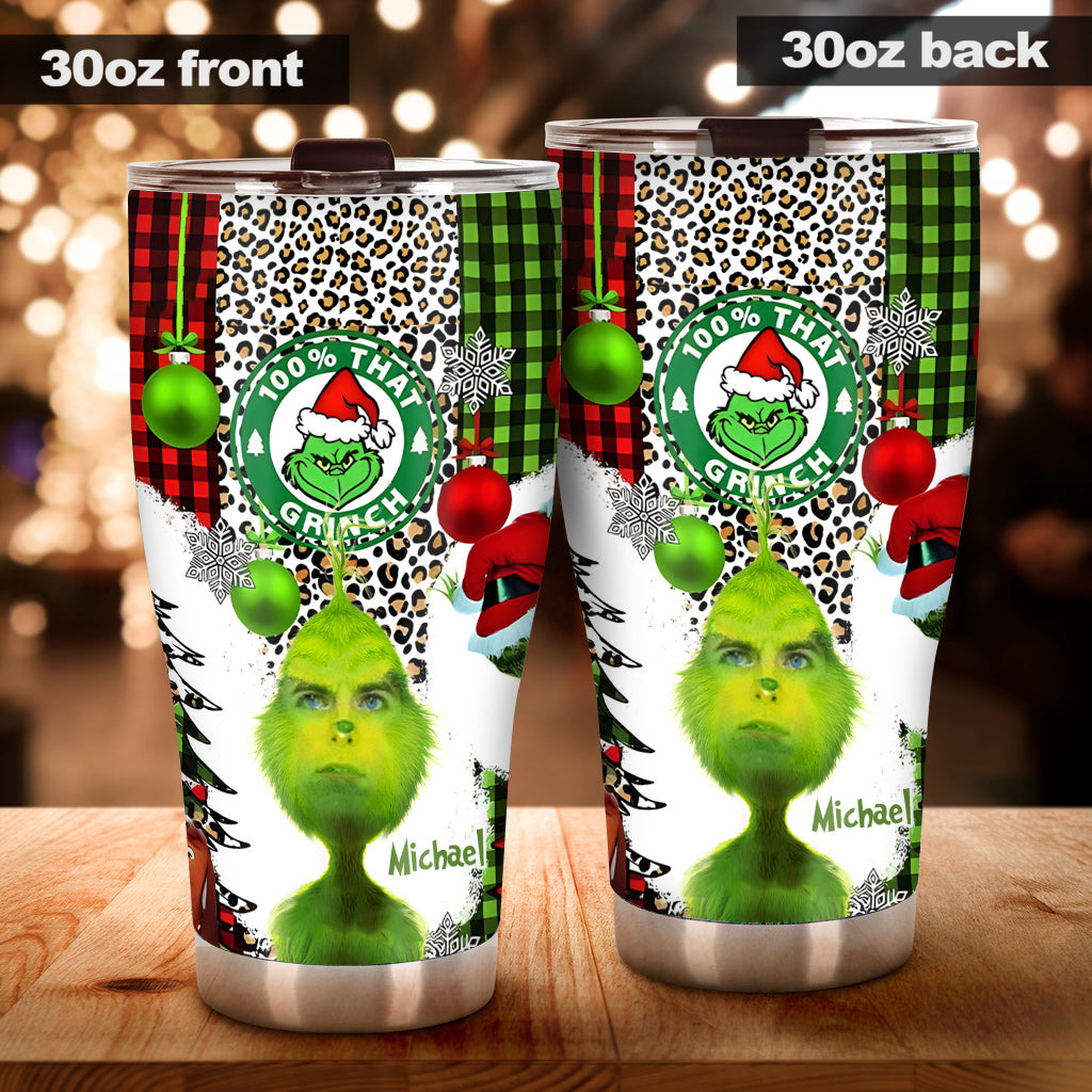 Merry Christmas - Personalized Stole Christmas Tumbler