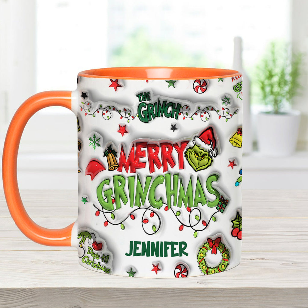 Je suis réservé(e) - Mug de Noël personnalisé avec étole